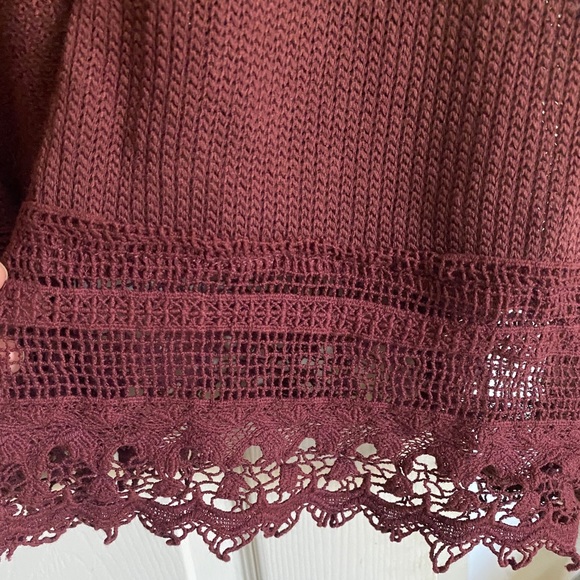 Red Large Lightweight Cardigan - Picture 3 of 5